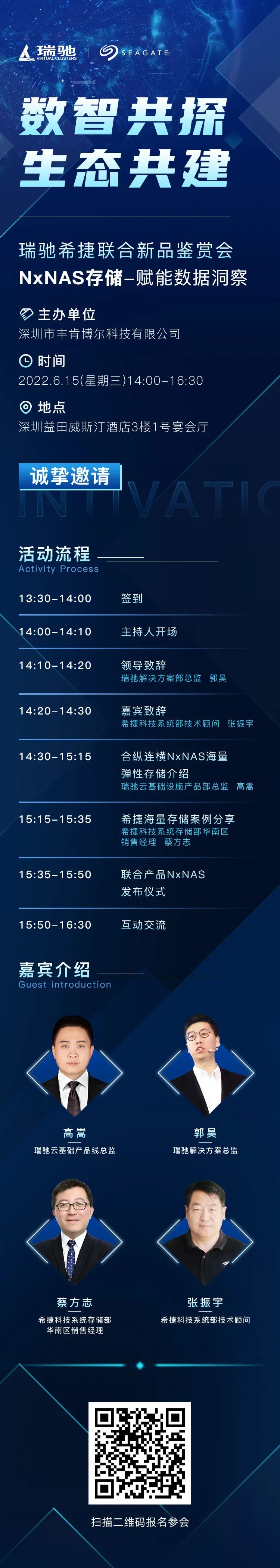 邀請函 | 瑞馳希捷聯(lián)合新品鑒賞會，誠邀您蒞臨